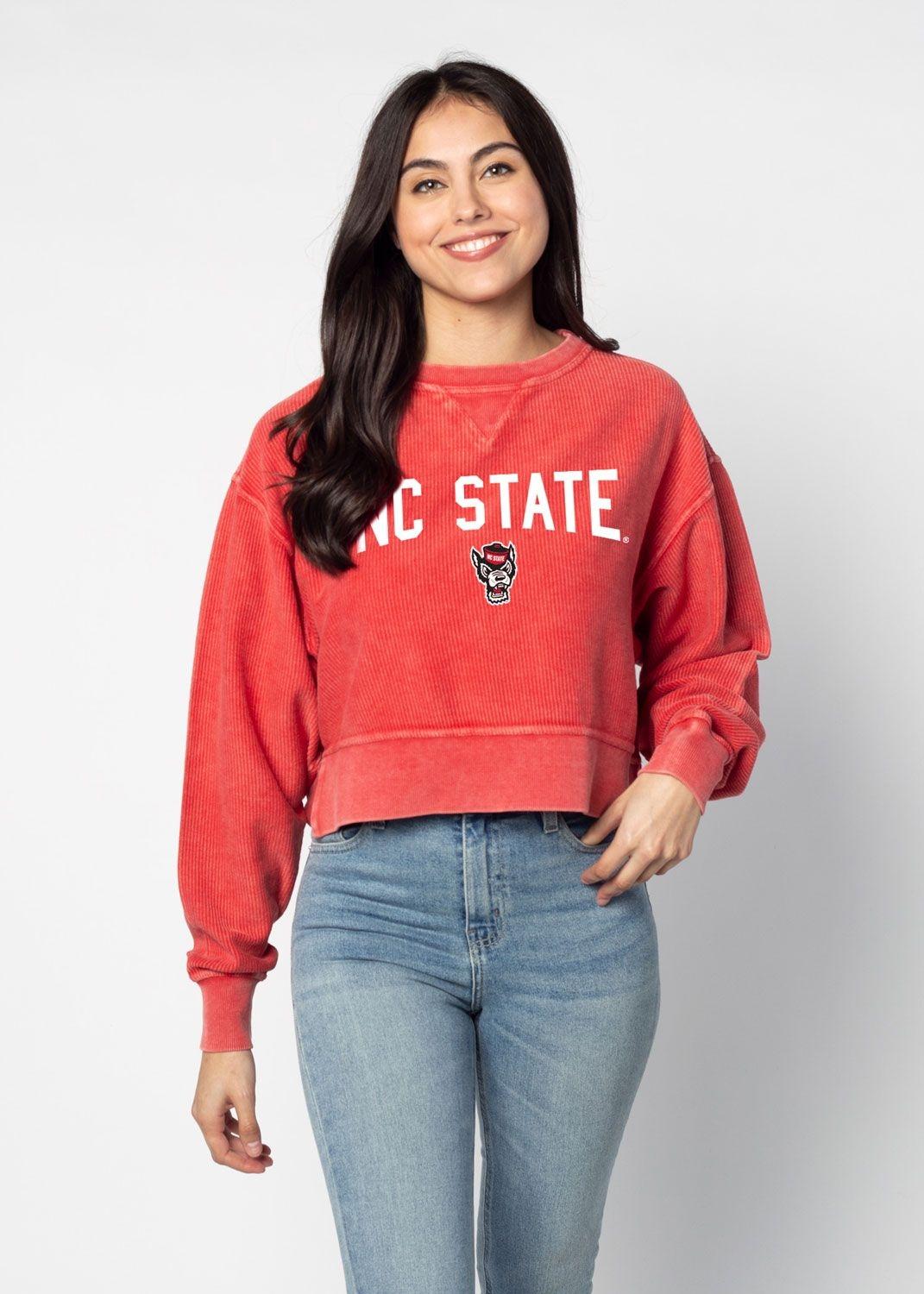 Ladies red clearance sweatshirt